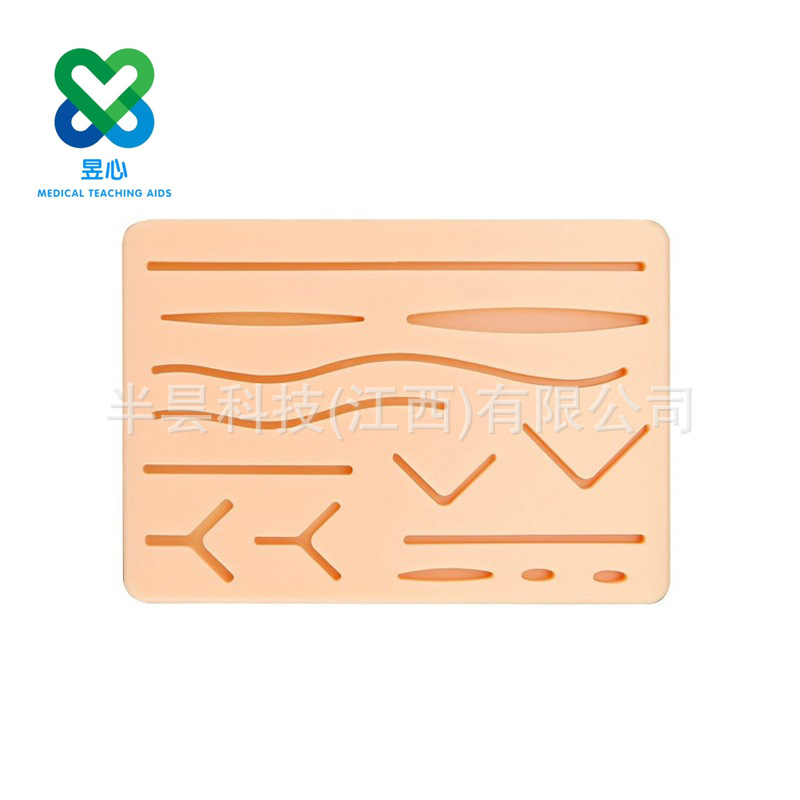 New multi-wound anti-real skin suture module with anti-tear mesh monochrome skin medical student practice model details Picture