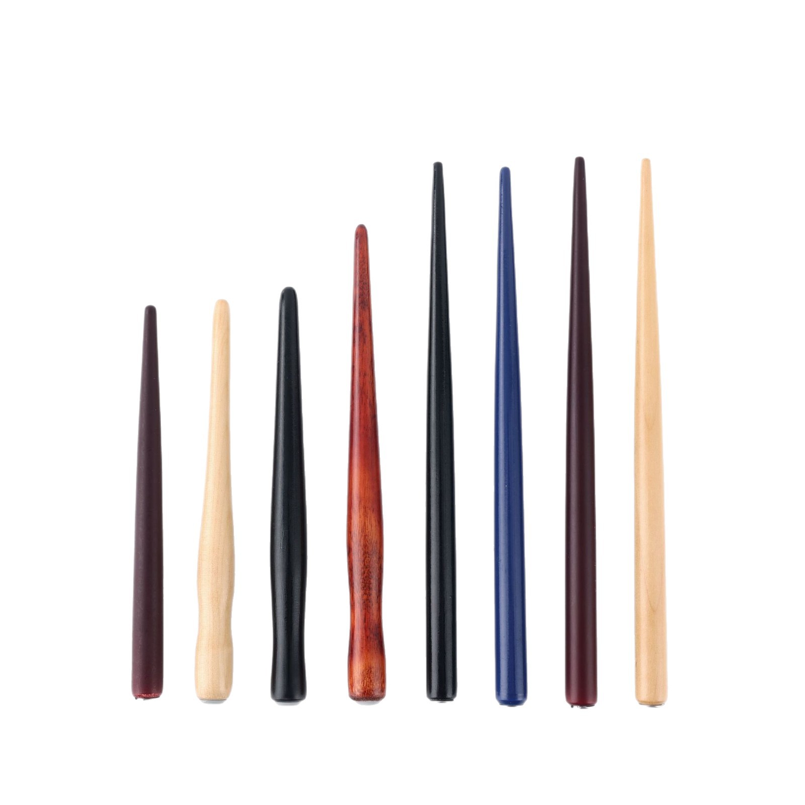 Retro solid wood stick dip pen art English calligraphy comic pen set with interchangeable pen tips, custom-made wooden stick handmade pen Item Picture