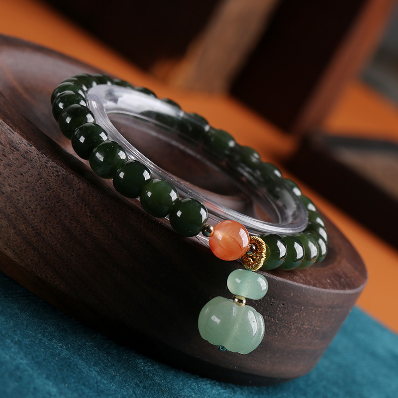 南红圆珠手串/单圈细节图