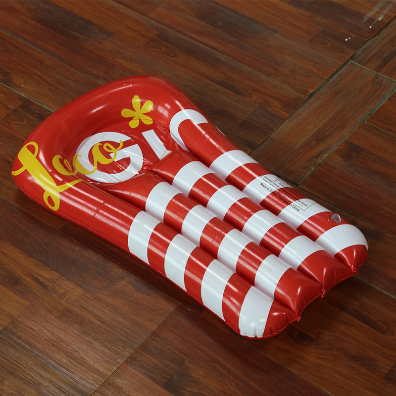 Manufacturers sell inflatable surfboards children's floating drainage water playing toys mount floating bed learn to swim puppy floating board Application Scenario