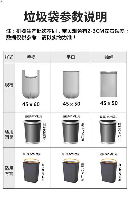 垃圾袋家用加厚中大号黑色手提背心式拉圾袋批发一次性塑料袋厨房详情图4