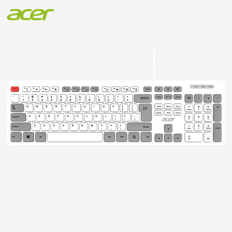 源头批发有线键盘机械手感静音办公电脑笔记本通用薄膜108键详情图5