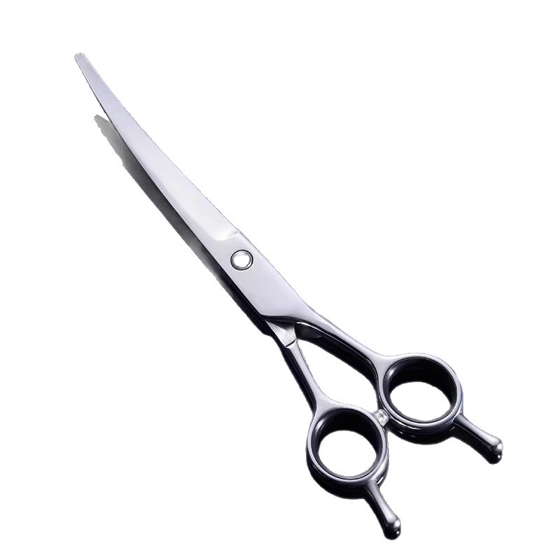 Pet grooming scissors, dog hair trimming tool set, professional hair trimming scissors, dog hair curved scissors, teddy hair cutting Item Picture