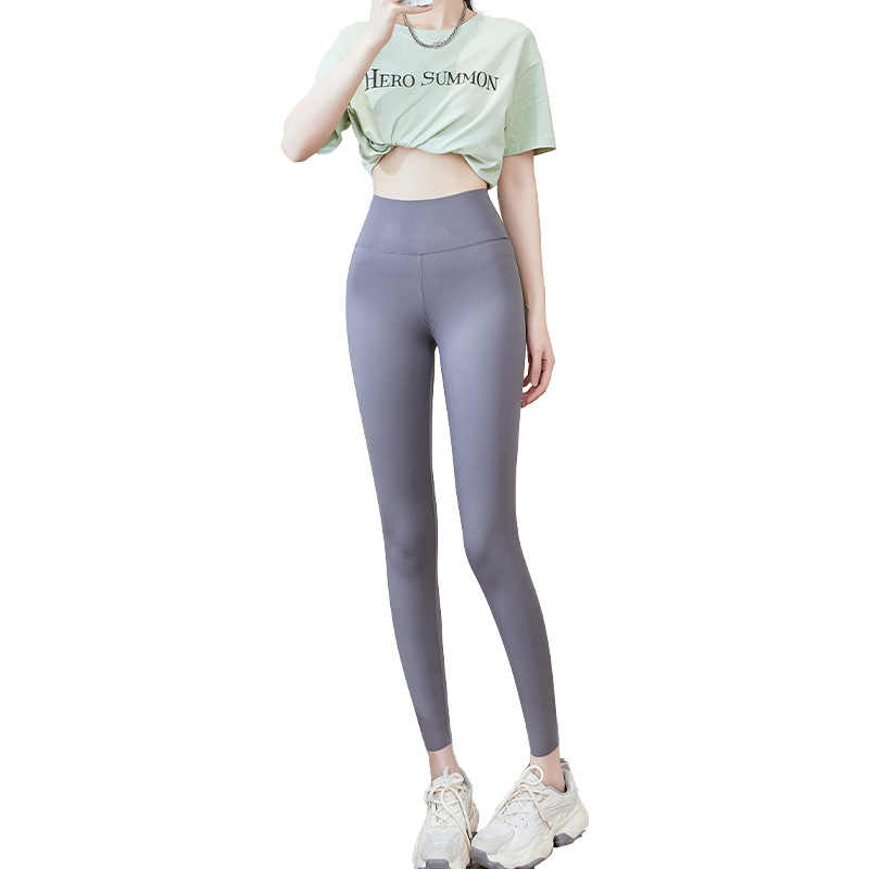 Shark pants women's outerwear spring and autumn thin 2024 new style tight pants, tuck in the abdomen and lift the buttocks, 9-point yoga Barbie leggings Item Picture