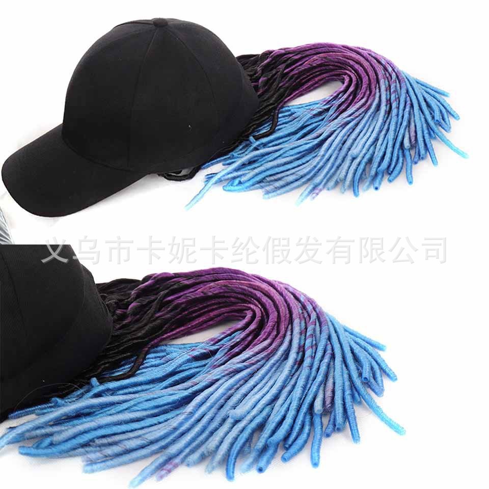 NEWLOOK hollow braid hat wig one-piece dirty braid female gradient fashion trend, popular online celebrity baseball cap Item Picture