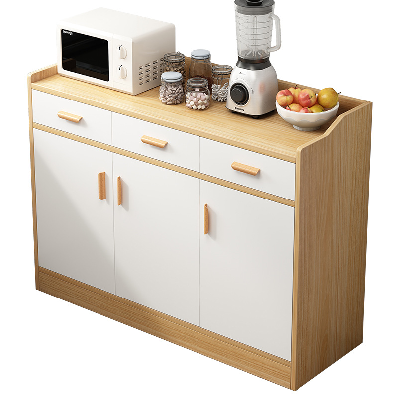 Kitchen Dish Storage Cabinet Storage Shelf Cupboard Nordic Living Room Storage Cabinet Against The Wall Tea Cabinet Simple Side Cabinet Item Picture