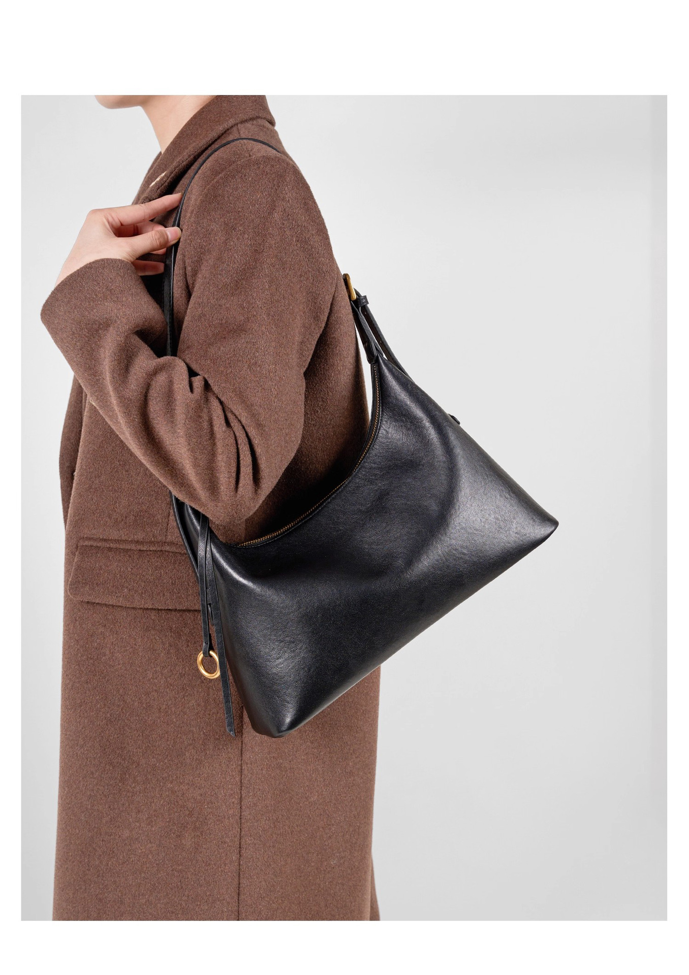 托特包腋下包包斜挎包女真皮大容量通勤旅游休闲简约包包韩国小众详情2