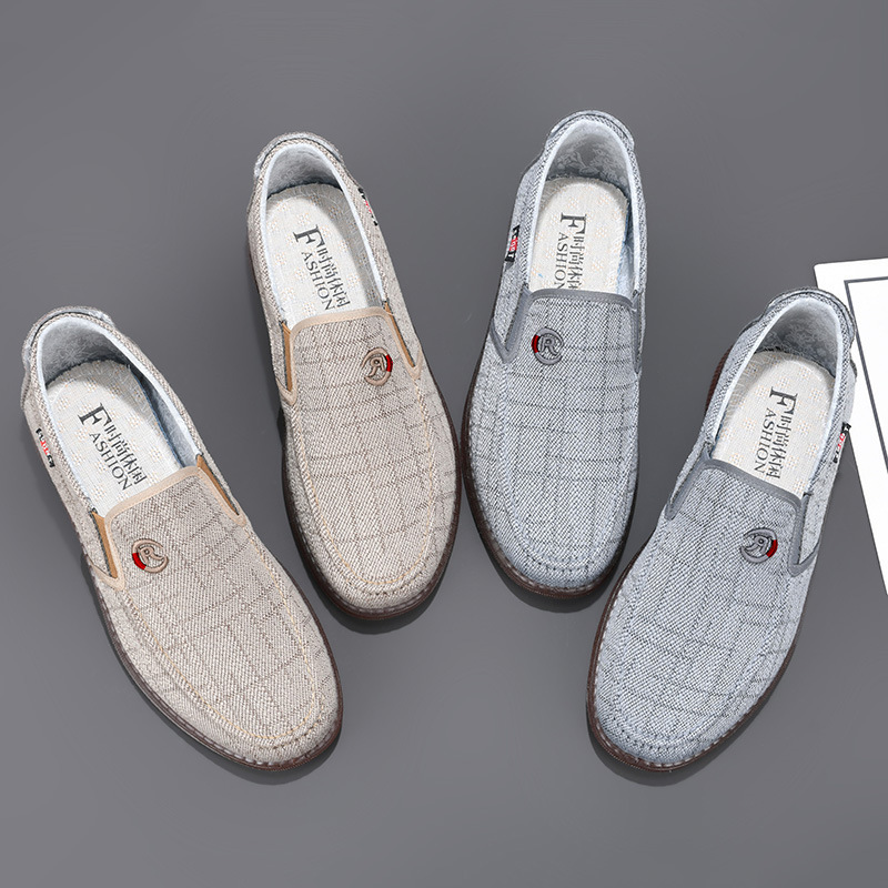 男式休闲单鞋实物图