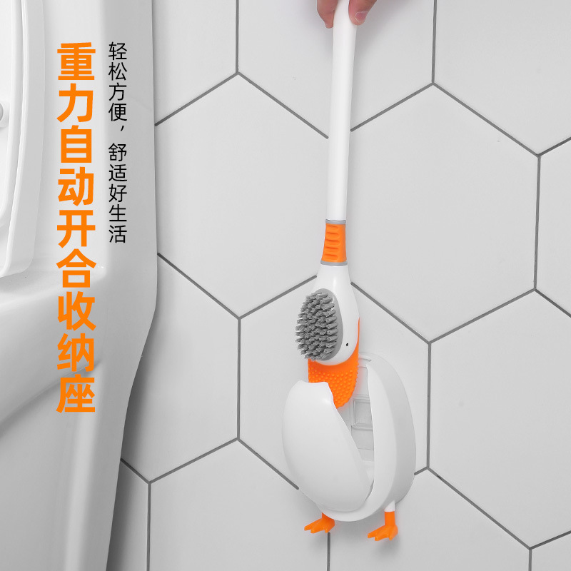 潜水鸭马桶刷/硅胶刷子/壁挂清洁刷子产品图