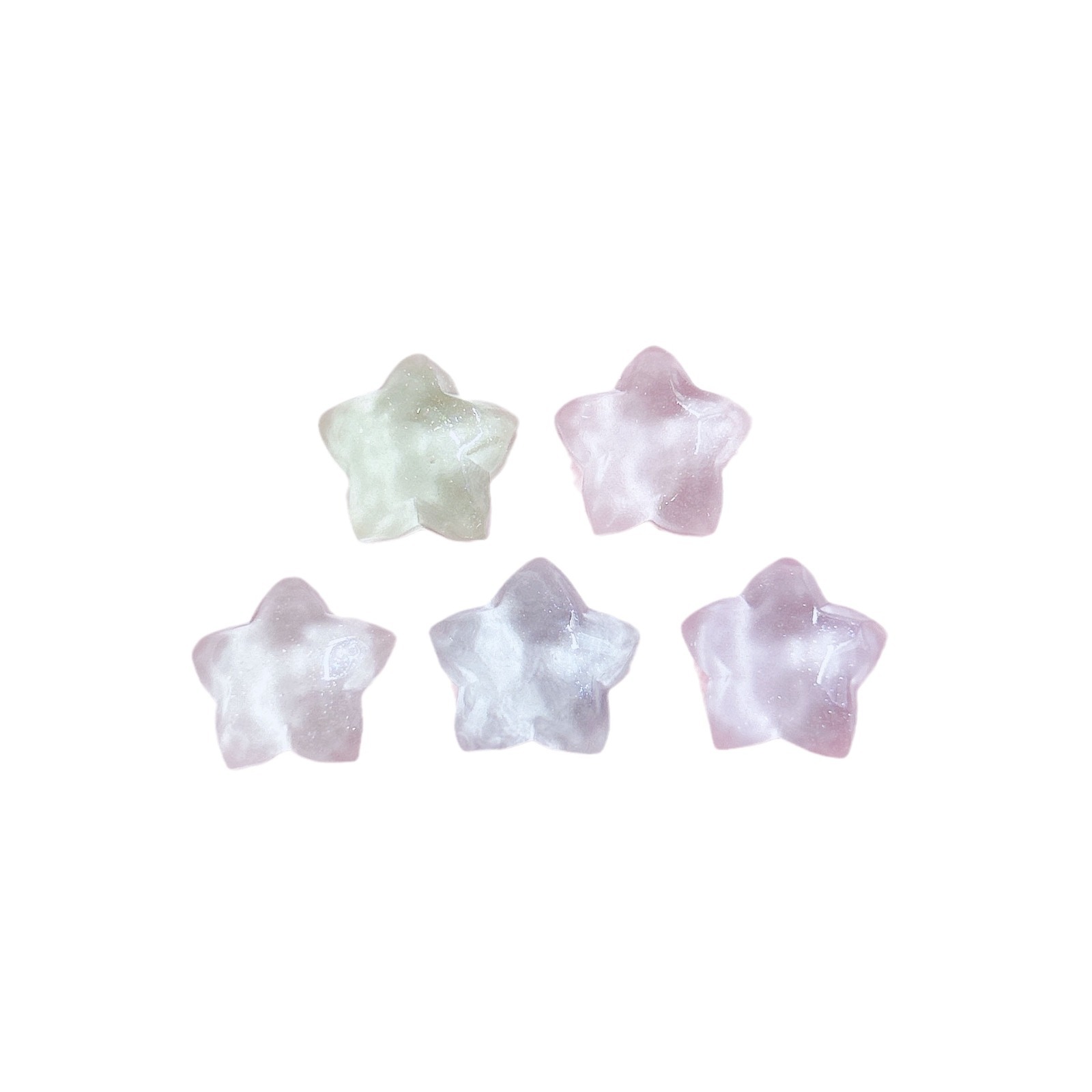 Basic translucent star decorative material resin accessories diy ornaments paired with patch handcrafted creative accessories Item Picture