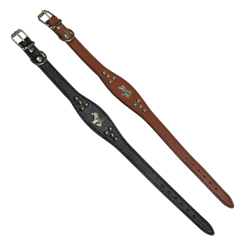 Pet Collar Manufacturers Direct Sales Pet Collar Leather Collar Dog Collar Dog Supplies Dog Collar Pet Supplies Specification drawing