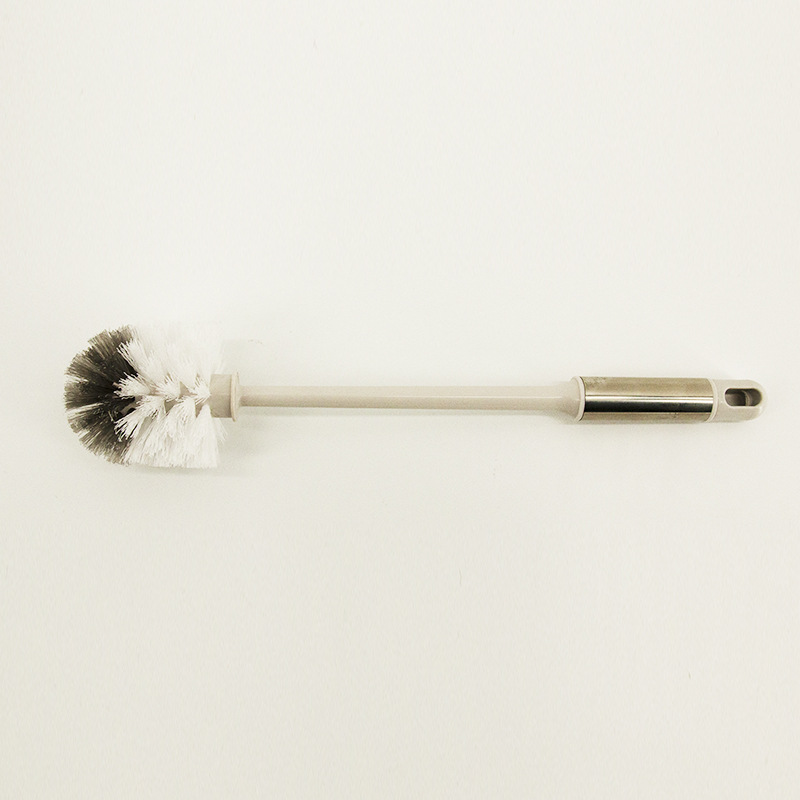 Stainless steel toilet brush manufacturer directly supplies square head toilet ball brushes for cleaning toilets and bathrooms details Picture