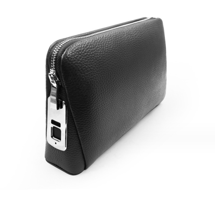 Fingerprint lock men's handbag Item Picture