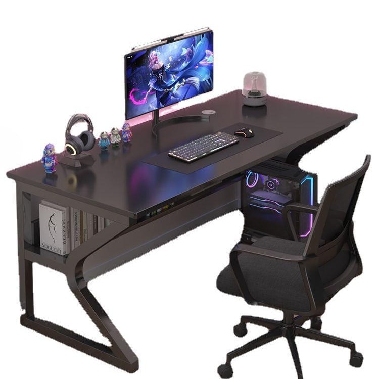 Desktop white home computer desk, simple bedroom desk, workbench table, office desk, easy gaming and e-sports desk Item Picture