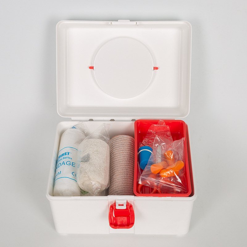 A-2171-2 White Care Box Rescue Emergency Treatment Wound Care Box Specification drawing