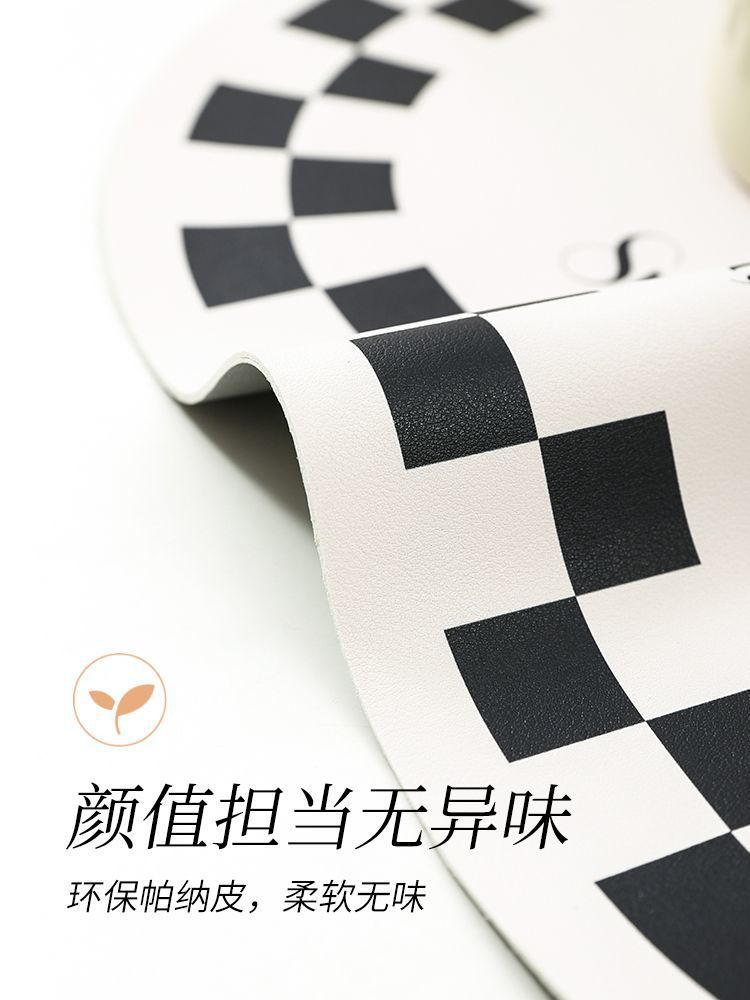 Bread leather placemats, ins style heat insulation pads, high-end and light luxury Western placemats, waterproof and oil-proof office desktop pads Item Picture