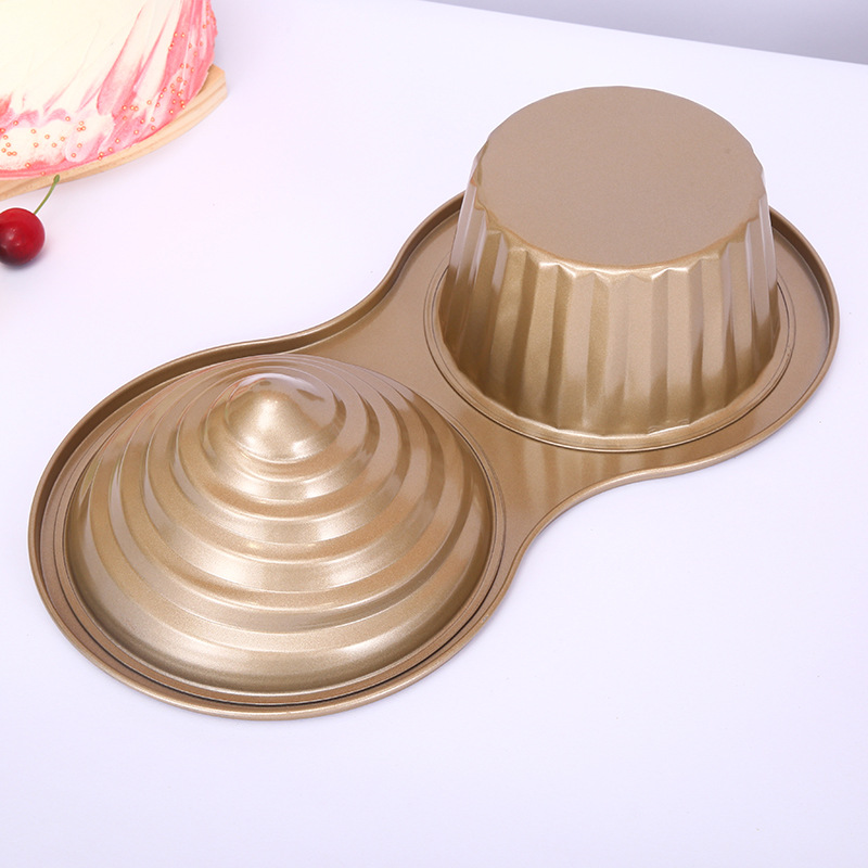 Large 2 Ice Cup American Wilton Cupcake Cup Mold Baking Pan For Baking Oven Specification drawing