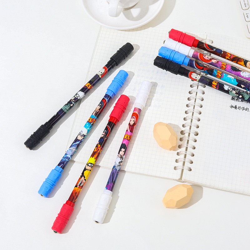 Yqiduo Cartoon Cartoon Turn Pen Boys Turn Pen Personality Stress Relief Gift Pen Signature Pen Neutral Pen Wholesale Specification drawing