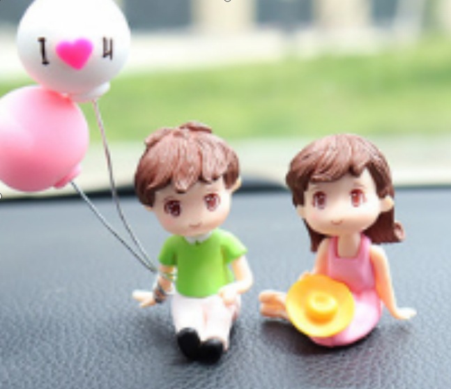 Car interior accessories, rearview mirrors, car couple ornaments