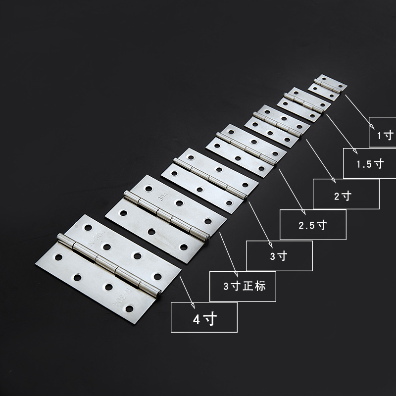 Stainless steel swing hinges for doors and Windows, 1-inch, 1.5-inch, 2-inch, 3-inch, 4-inch folding hinges for wooden boxes and bags Application Scenario