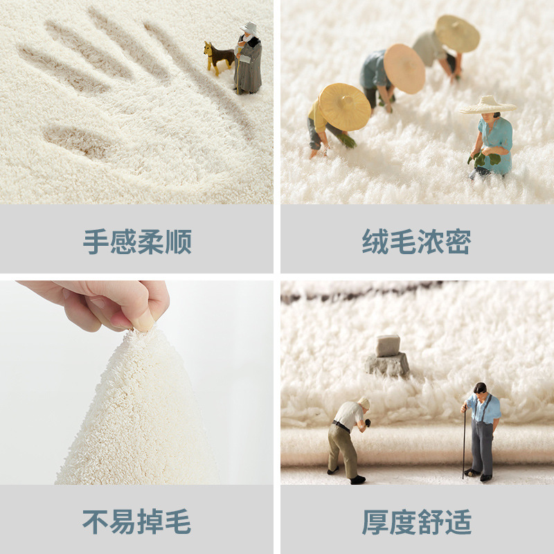 Japanese new animal shape imitation cashmere cartoon mat home bathroom bathroom door absorbent non-slip foot mat Application Scenario