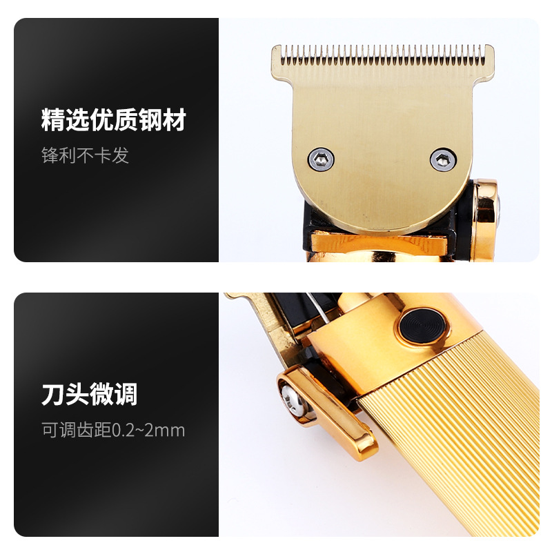 Cross-border vintage electric shavers, hair salon replaceable blade heads, hair clippers, men's hair clippers wholesale Application Scenario