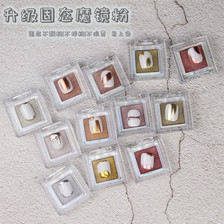 日式美甲小方格魔镜粉升级固态不飞粉镜面粉高品质易上色金属粉