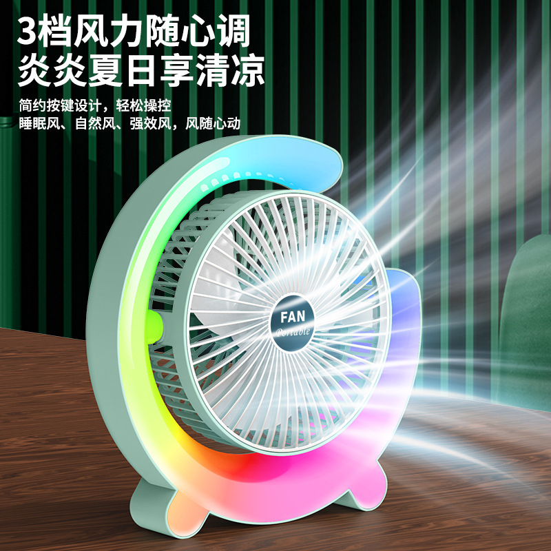 风扇/小风扇/挂脖风扇/手持风扇/风扇学生挂脖户外产品图