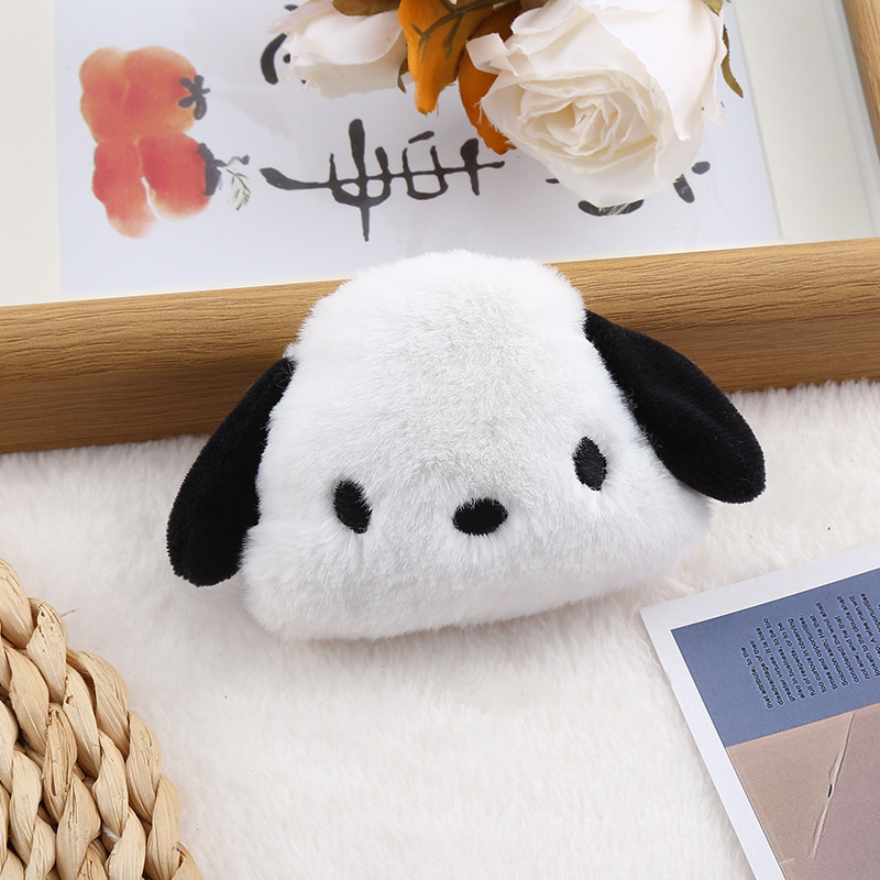 Cartoon Dog Head Accessories Japan And South Korea Plush Pacha Dog Diy Brooch Shoe Socks Accessories Doll Bag Accessories Application Scenario