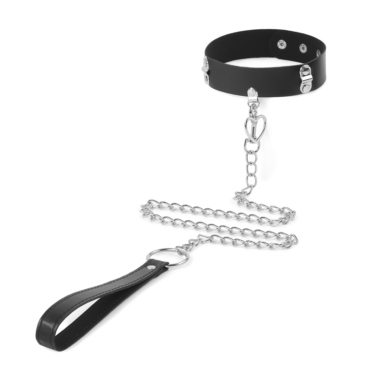 sm sex toys Iron ring traction collar female slave training interactive props adult character toys Application Scenario
