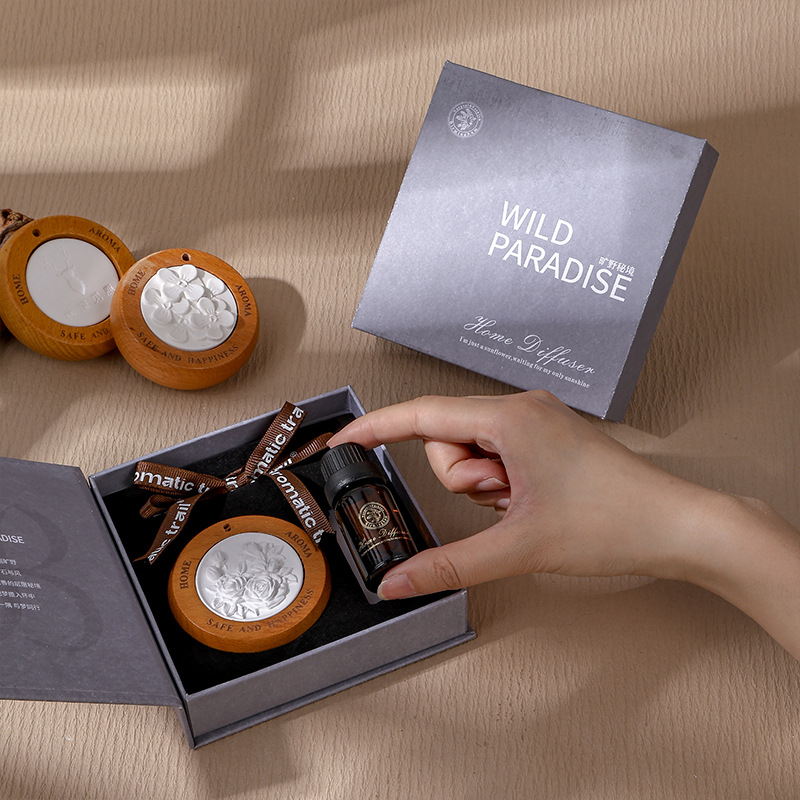 家用创意车载香薰挂片室内衣柜除异味持久留香香薰石膏香薰礼盒装详情图4