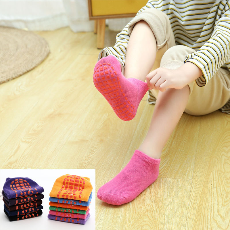 Wholesale yoga socks, popular trampoline for men and women, spring and summer thin anti-slip, children's early education, adult home socks, women's distribution Application Scenario