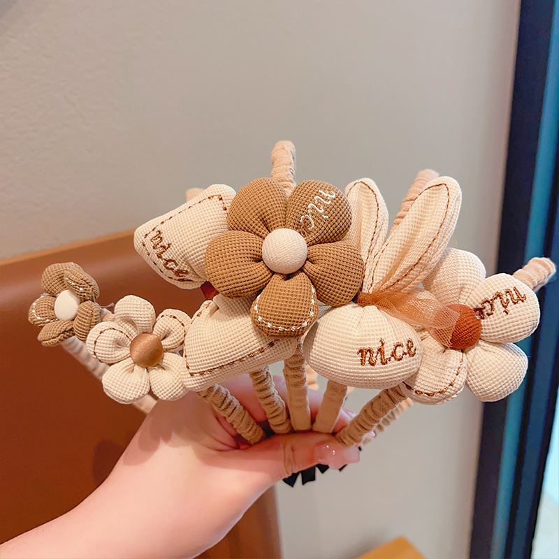 2025 New style Girls' hair band, Korean products, little girls' hair clips, headwear, cute princess, anti-slip hair tie, children's hair accessory Specification image
