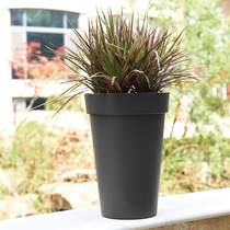 Modern hotel decoration home gardening flower pot flower pot ornaments export European fashion flower pot thickened flower pot Long Dasson flower pot painted flower pot antique flower pot metal color flower pot