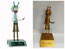 Rick and Morty are doing a mock-up