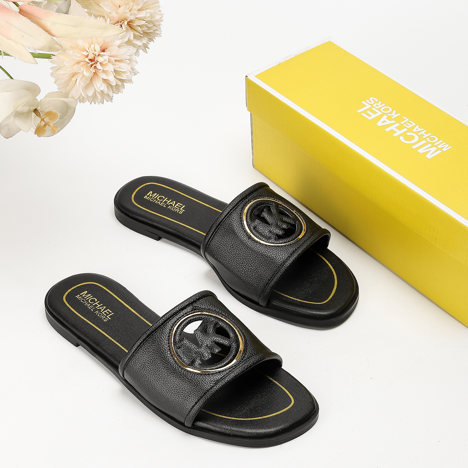 女式凉拖实物图