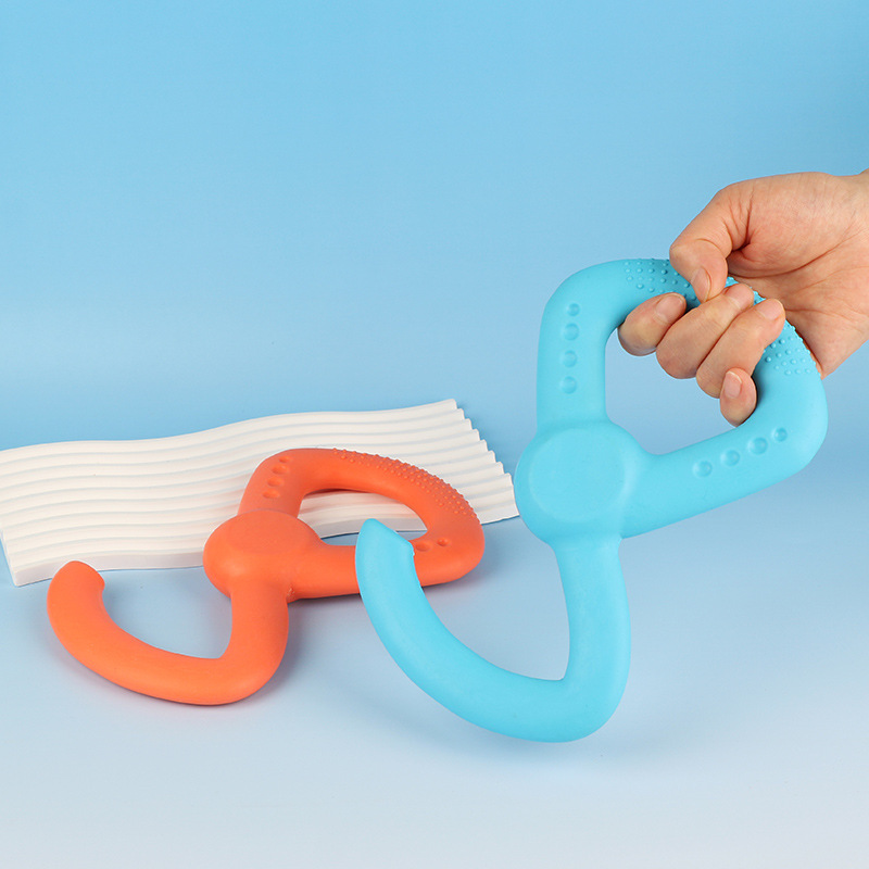 Wholesale of pet throwing interactive toys, dog training lapel rings, durable teething toys and pet supplies