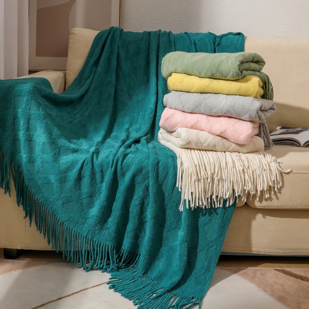 波西米亚风沙发毯盖毯薄毯毛毯夏季针织毯办公室午睡毯子空调搭毯