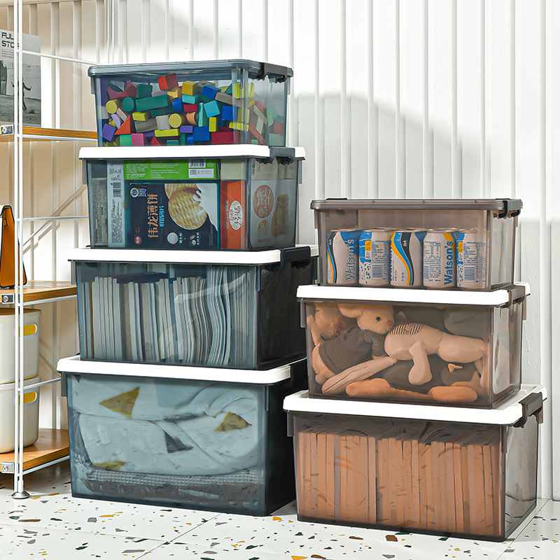Storage box, bedroom wardrobe, toy storage room, classification box, sundries, portable medical box, nearly right-angle transparent and visible Application Scenario
