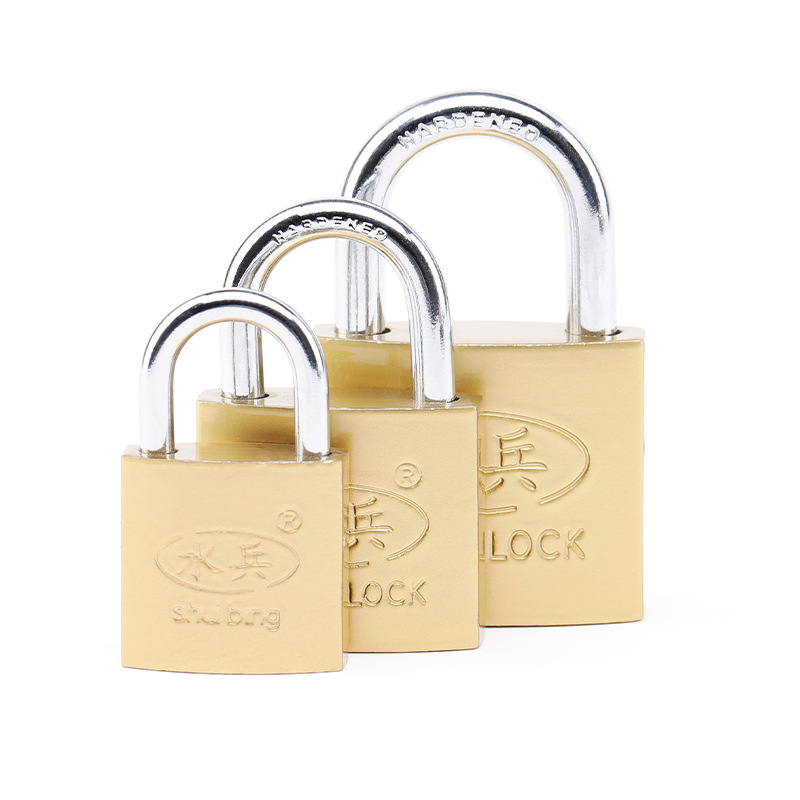 "Sailor brand padlock, Chinese copper lock, door anti-theft lock, single lock, dormitory drawer lock, household imitation copper padlock wholesale. Item Picture