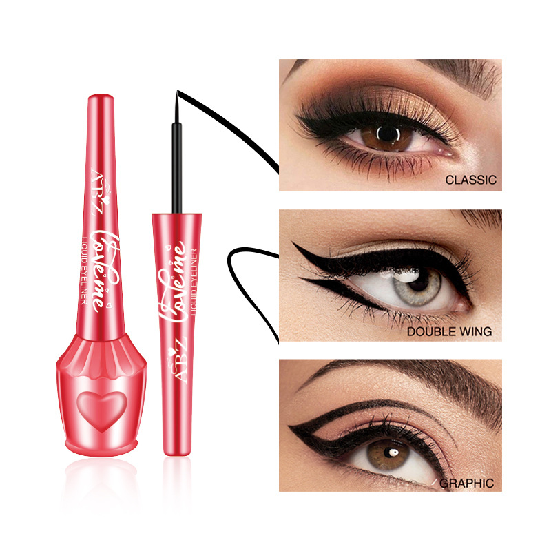 Cross-border foreign trade in-stock ABZ eyeliner liquid, non-smudging, smooth, waterproof, ultra-fine eyeliner liquid, makeup processing and wholesale Specification image