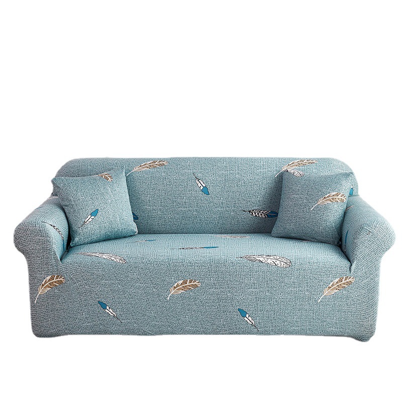 Full-coverage elastic sofa cover, single, double, triple, quadruple sofa cover, milk silk full-coverage anti-slip sofa cover, Empress Item Picture