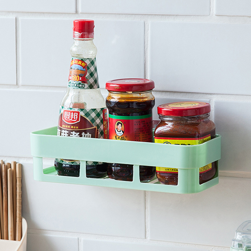 Bathroom storage shelf wall hanging bathroom suction wall toilet storage shelf suction cup washing-up table free of drilling Specification drawing
