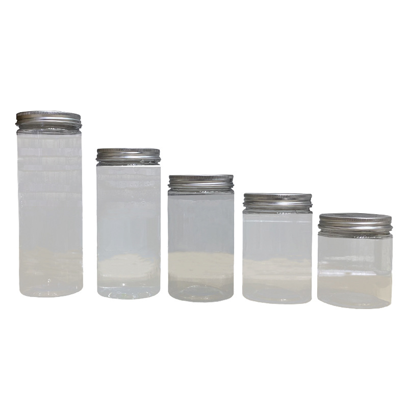 Wholesale 100Ml Transparent Wide Mouth Plastic Bottles Pet Food Packaging Bottles Cosmetics Packaging Round Sealed Cans Item Picture