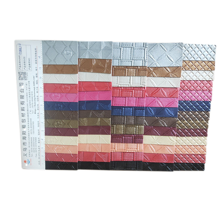 The artificial leather pearlescent series decorative soft package water lace fabric base home leather fabric supports custom wholesale Application Scenario