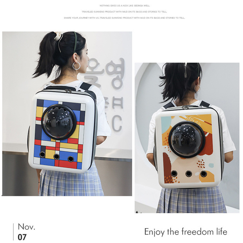 狗包/宠物背包/宠物用品/斜跨宠物包/宠物外出包产品图