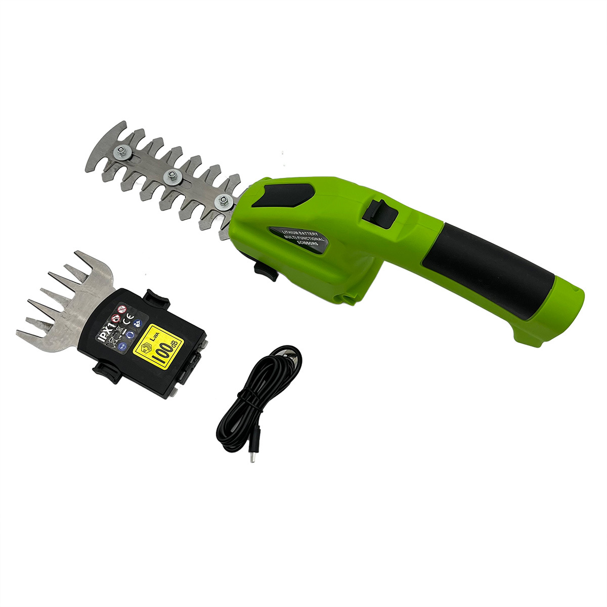 Electric Fence Shears Dual Rechargeable Pruning Clipper Mower Lithium Electric One-Hand Hedge Machine Gardening Tool Item Picture