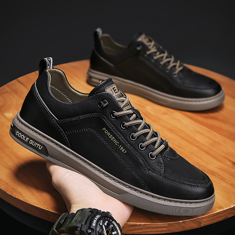 Men's Shoes 2024 New Summer Men's Casual Leather Shoes Korean Version Of The Trend Of All Sports Fashion Shoes Men's Small White Shoes Application Scenario