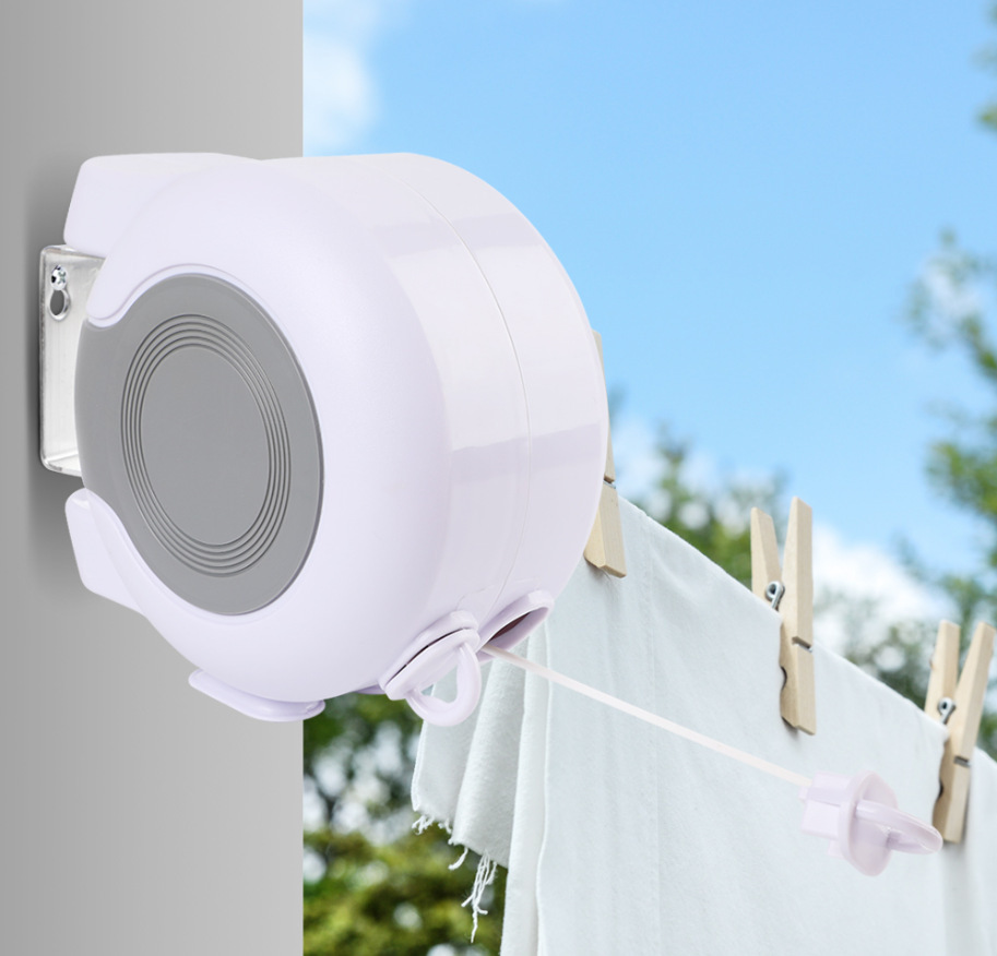 Two-line retractable clothesline