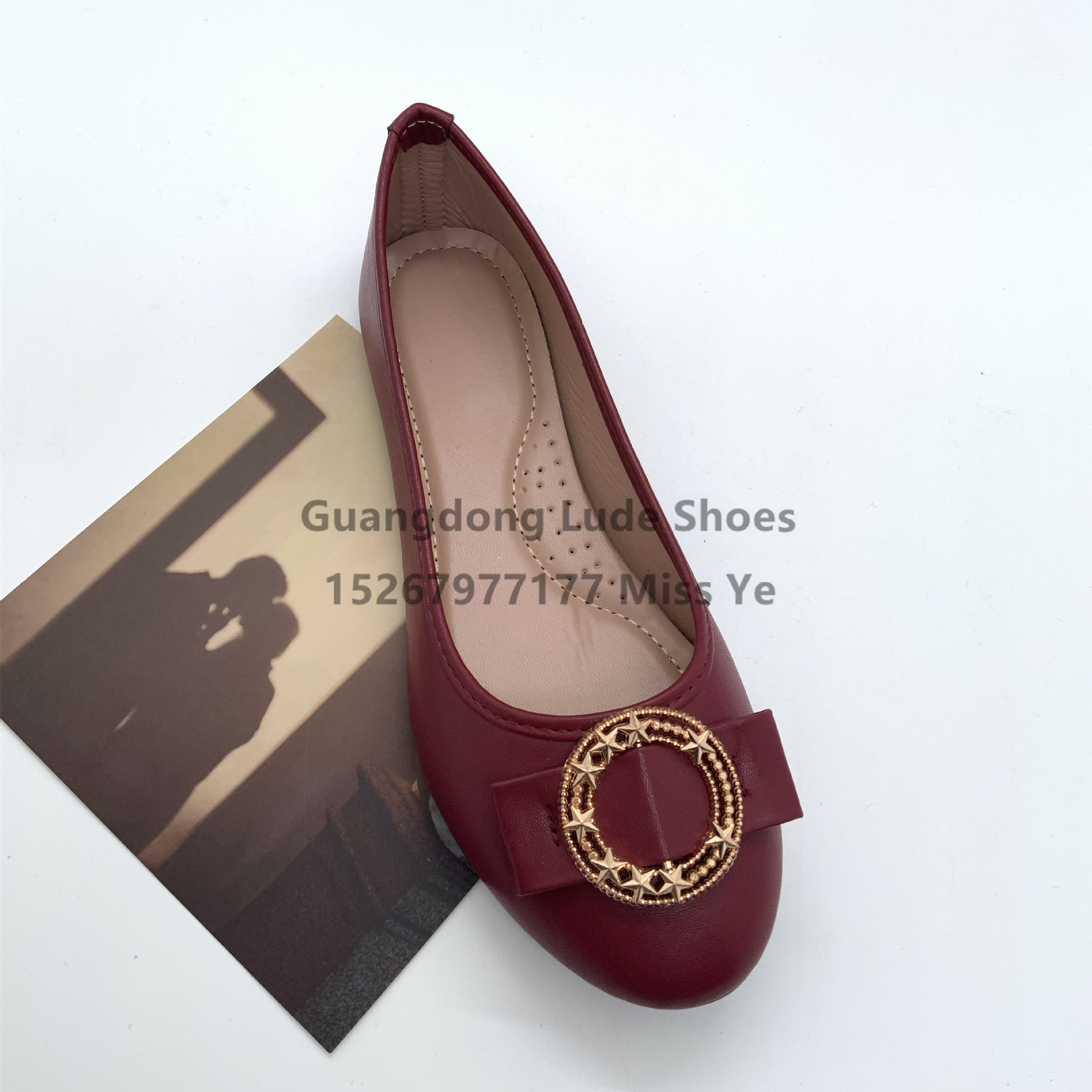 Spring And Summer New Single Shoes Flat Women Casual Shoes Comfortable Fashion Guangzhou Women's Shoes Craft Shoes Anti-Slip Wear details Picture